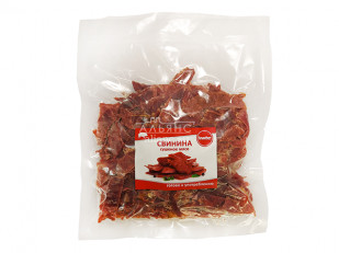 Орехи: Свинина вяленая (строганина)