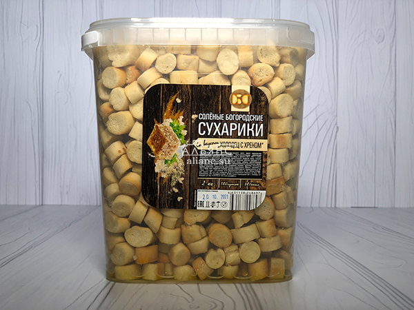 Сухарики с холодцом и хреном в Нахабино