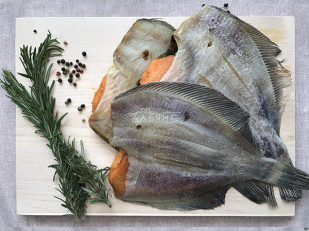 Камбала ёрш (Мурманская) вяленая: Камбала камчатская вяленая с икрой