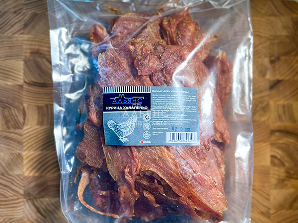 Мясо (АЛЬЯНС) вяленое курица 500гр "С халапеньо" в Нахабино