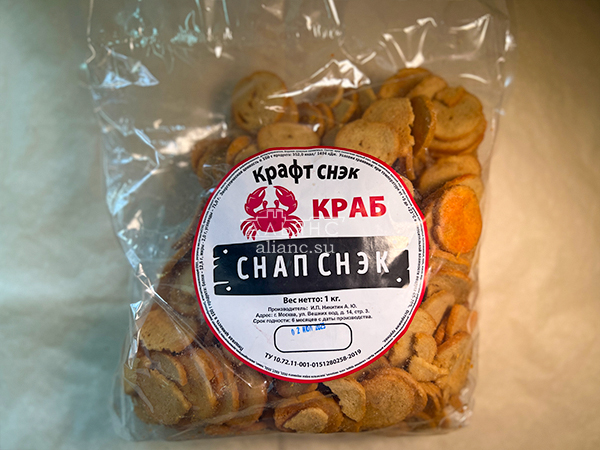Снапсы ПШЕНИЧНЫЕ "Краб" в Нахабино