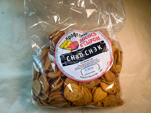 Снапсы ПШЕНИЧНЫЕ "Лосось с сыром" в Нахабино