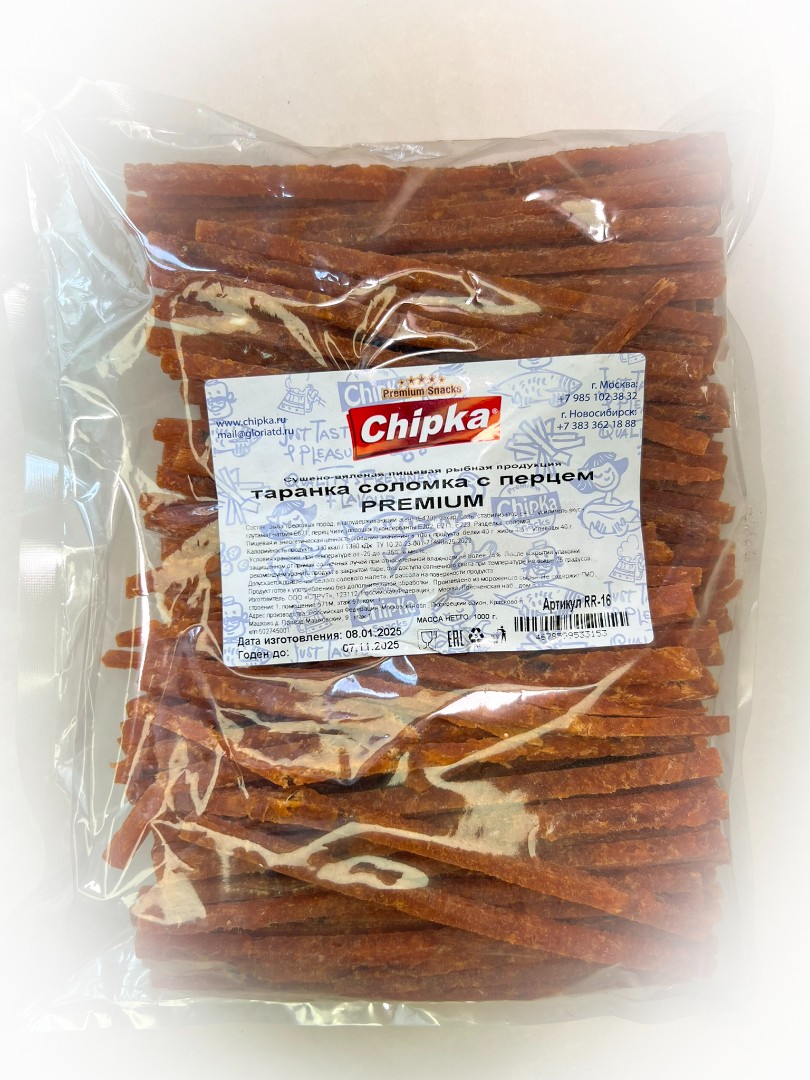 Таранка с перцем (соломка) (Chipka ПРЕМИУМ) в Нахабино