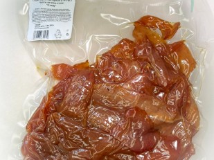 Семга теша (брюшки) холодного копчения: Мясо Чипсы куриные 