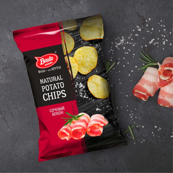 Картофель «Бруто» со вкусом бекона 70 гр. в Нахабино