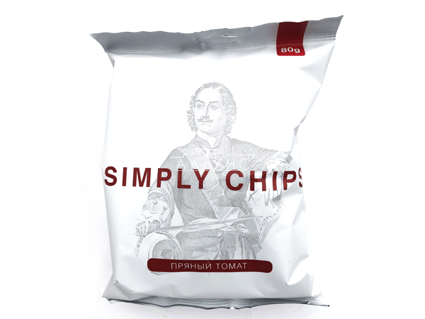 Картофельные чипсы "Simple chips" Пряный томат 80 гр. в Нахабино